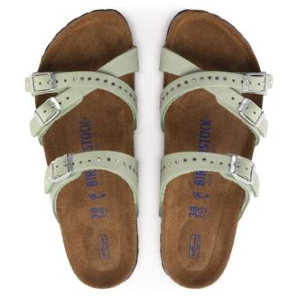 Franca Soft FootbedN Pelle nabuk Matcha