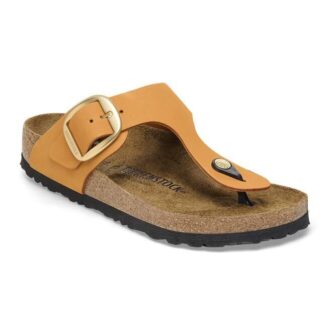 Gizeh Big Buckle in pelle nabuk