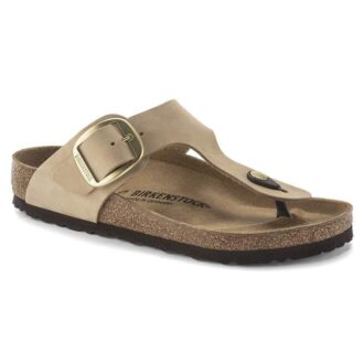 Gizeh Big Buckle in pelle nabuk