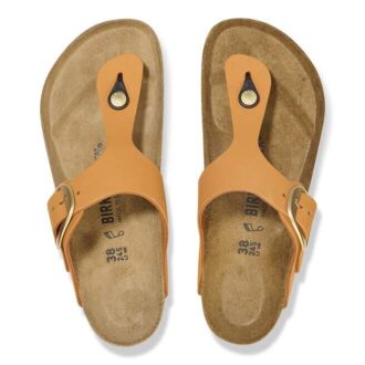 Gizeh Big Buckle in pelle nabuk