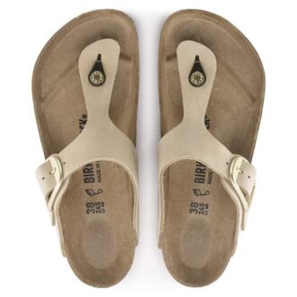 Gizeh Big Buckle in pelle nabuk