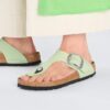 Gizeh Big Buckle in pelle nabuk Gizeh Big Buckle in pelle nabuk