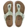 Gizeh Big Buckle in pelle nabuk Matcha Gizeh Big Buckle in pelle nabuk Matcha