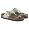 Gizeh Big Buckle in pelle nabuk Matcha Gizeh Big Buckle in pelle nabuk Matcha
