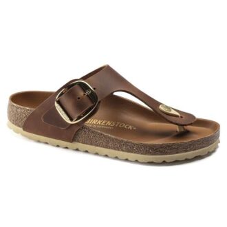 Gizeh Big Buckle in pelle naturale oliata