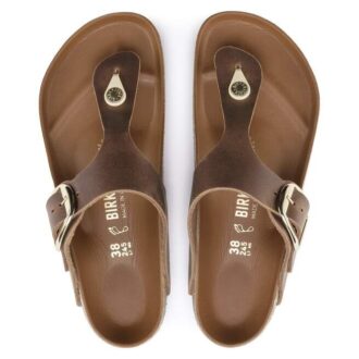 Gizeh Big Buckle in pelle naturale oliata