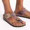 Gizeh Big Buckle in pelle naturale oliata Gizeh Big Buckle in pelle naturale oliata