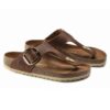 Gizeh Big Buckle in pelle naturale oliata Gizeh Big Buckle in pelle naturale oliata