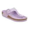Gizeh Big Buckle in pelle naturale verniciata lucida color croco Gizeh Big Buckle in pelle naturale verniciata lucida color croco