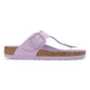 Gizeh Big Buckle in pelle naturale verniciata lucida color croco Gizeh Big Buckle in pelle naturale verniciata lucida color croco