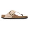 Gizeh Big Buckle in pelle verniciata naturale Gizeh Big Buckle in pelle verniciata naturale