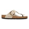 Gizeh Big Buckle in pelle verniciata naturale Gizeh Big Buckle in pelle verniciata naturale