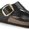 Gizeh Big Buckle in pelle verniciata naturale Gizeh Big Buckle in pelle verniciata naturale