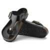 Gizeh Big Buckle in pelle verniciata naturale Gizeh Big Buckle in pelle verniciata naturale