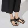 Gizeh Big Buckle in pelle verniciata naturale Gizeh Big Buckle in pelle verniciata naturale