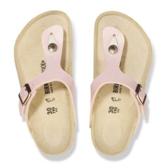 Gizeh Kids Bs Birko-Flor goffrato lucido rosa chiaro