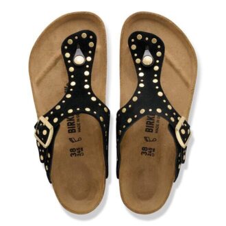 Gizeh Rivet in pelle scamosciata