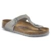 Gizeh Soft Footbed in pelle nabuk grigio tortora Gizeh Soft Footbed in pelle nabuk grigio tortora
