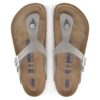 Gizeh Soft Footbed in pelle nabuk grigio tortora Gizeh Soft Footbed in pelle nabuk grigio tortora