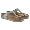 Gizeh Soft Footbed in pelle nabuk grigio tortora Gizeh Soft Footbed in pelle nabuk grigio tortora