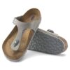 Gizeh Soft Footbed in pelle nabuk grigio tortora Gizeh Soft Footbed in pelle nabuk grigio tortora