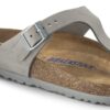 Gizeh Soft Footbed in pelle nabuk grigio tortora Gizeh Soft Footbed in pelle nabuk grigio tortora