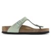 Gizeh Soft Footbed Pelle nabuk Matcha