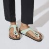 Gizeh Soft Footbed Pelle nabuk Matcha