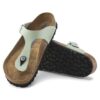 Gizeh Soft Footbed Pelle nabuk Matcha