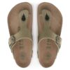 Gizeh Vegan Big Buckle Tessuto Khaki Sbiadito Gizeh Vegan Big Buckle Tessuto Khaki Sbiadito