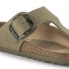 Gizeh Vegan Big Buckle Tessuto Khaki Sbiadito Gizeh Vegan Big Buckle Tessuto Khaki Sbiadito
