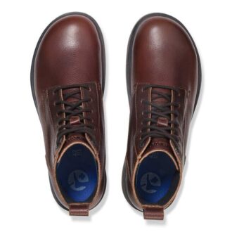 Highwood Lace Mid Uomo Pelle Cioccolato