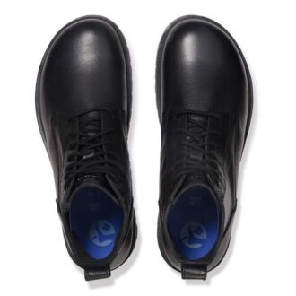 Highwood Lace Mid Donna in pelle nera