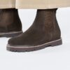 Highwood Slip on Donna in pelle scamosciata color moka