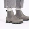 Highwood Slip on Mid Donna in pelle nabuk