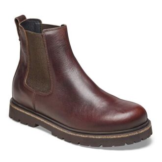Highwood Slip on Uomo in pelle color cioccolato