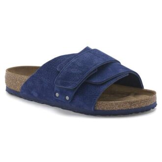 Kyoto in pelle nabuk Desert Buck blu indaco