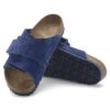 Kyoto in pelle nabuk Desert Buck blu indaco