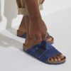 Kyoto in pelle nabuk Desert Buck blu indaco