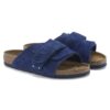 Kyoto in pelle nabuk Desert Buck blu indaco