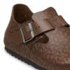 London Single Strap in pelle naturale goffrata London Single Strap in pelle naturale goffrata