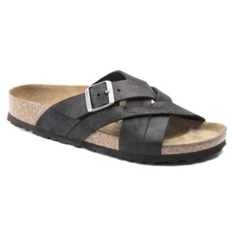 Lugano in pelle oliata Camberra Old Black