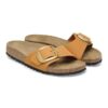 Madrid Big Buckle in pelle nabuk arancione bruciato Madrid Big Buckle in pelle nabuk arancione bruciato