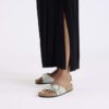 Madrid Big Buckle in pelle nabuk Pure Sage Madrid Big Buckle in pelle nabuk Pure Sage