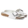 Madrid Big Buckle in pelle naturale
