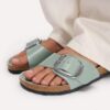 Madrid Big Buckle in pelle verniciata naturale Madrid Big Buckle in pelle verniciata naturale