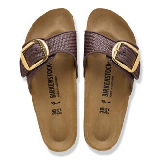 Madrid Big Buckle in rafia