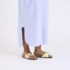 Madrid Big Buckle in rafia
