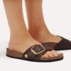 Madrid Big Buckle in rafia