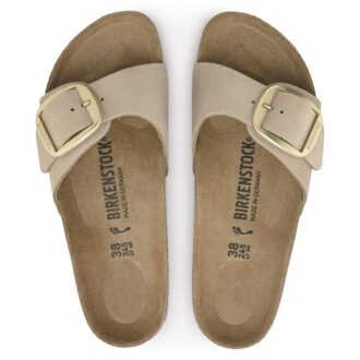Madrid con Big Buckle in pelle nabuk naturale